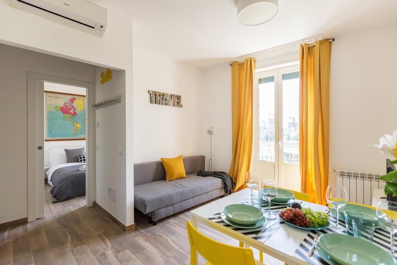 Ferienwohnung Certosa Colorful Mini Flats Mailand Exterior foto